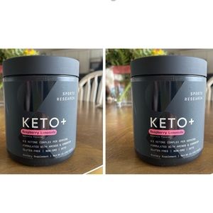 COPY - KETO+ Raspberry Lemonade Mix -11.2 oz/30 servings-Lot of 2